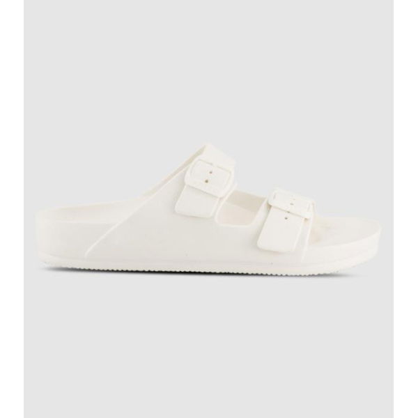 Raise Clips Unisex Sandal (White - Size )