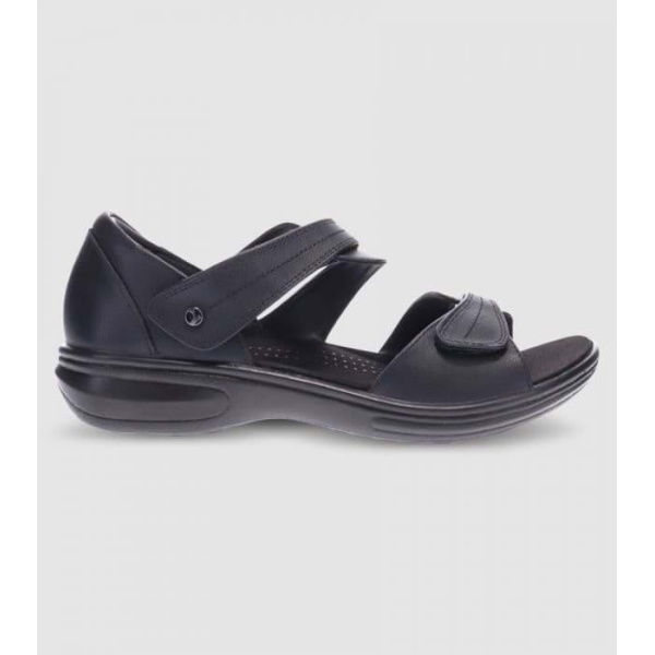 Revere Geneva (D Wide) Womens Sandal Shoes (Black - Size 12)