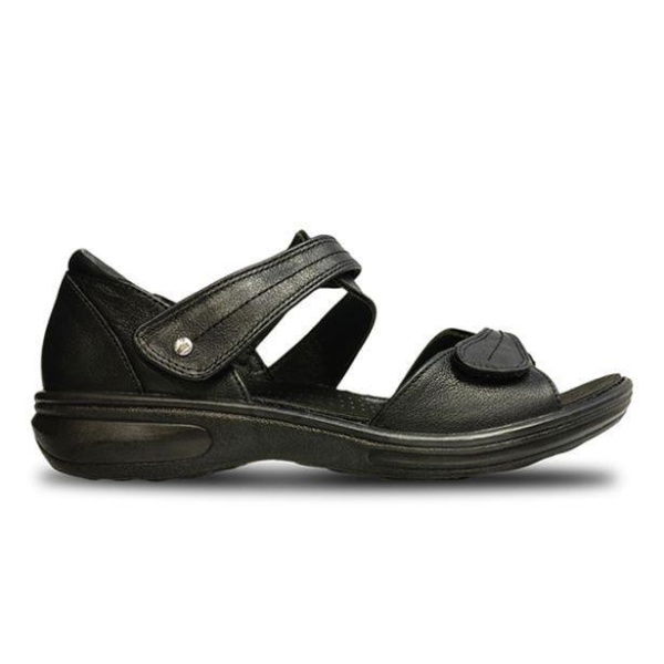 Revere Geneva Womens Sandal Shoes (Black - Size 10)