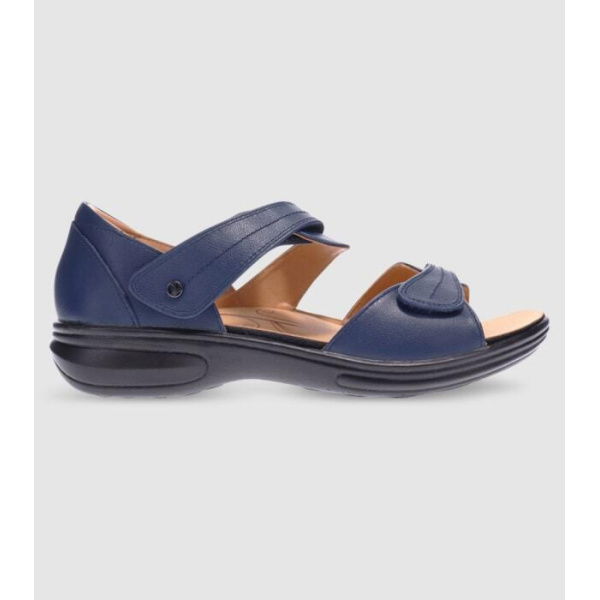 Revere Geneva Womens Sandal Shoes (Blue - Size 5)