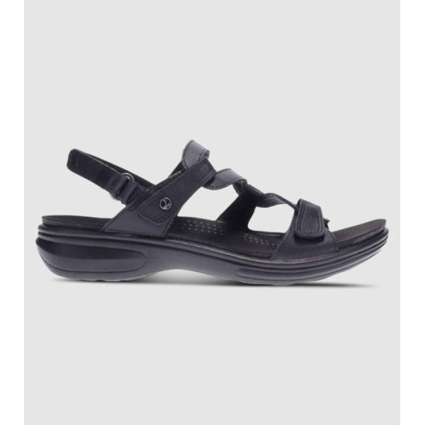 Revere Miami (D Wide) Womens Sandals (Black - Size 10)