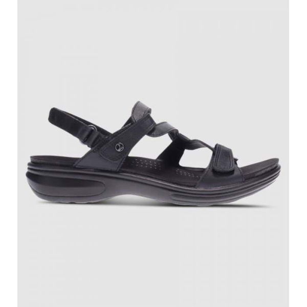 Revere Miami (D Wide) Womens Sandals (Black - Size 8)