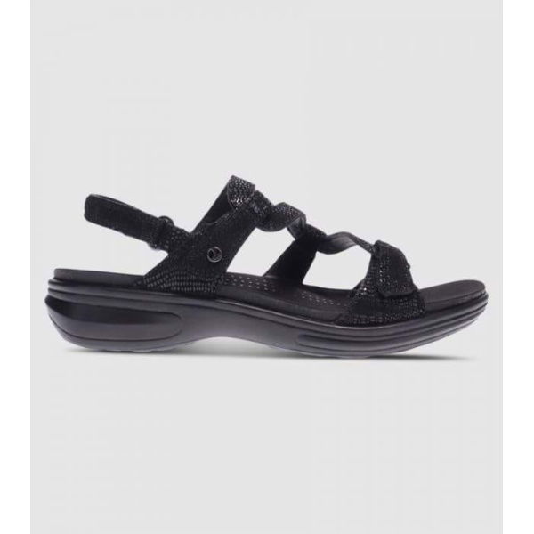 Revere Miami Womens Sandal (Black - Size 10)