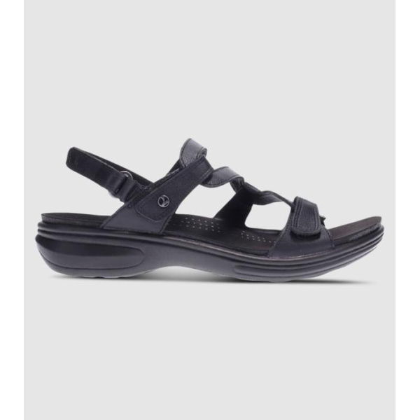 Revere Miami Womens Sandal (Black - Size 9)