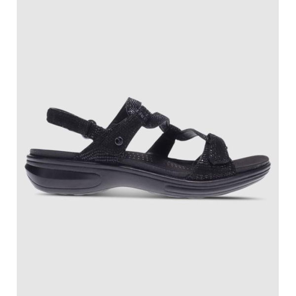 Revere Miami Womens Sandal (Black - Size 9)