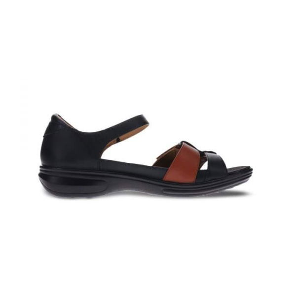 Revere Negara Womens Sandal (Black - Size 6)