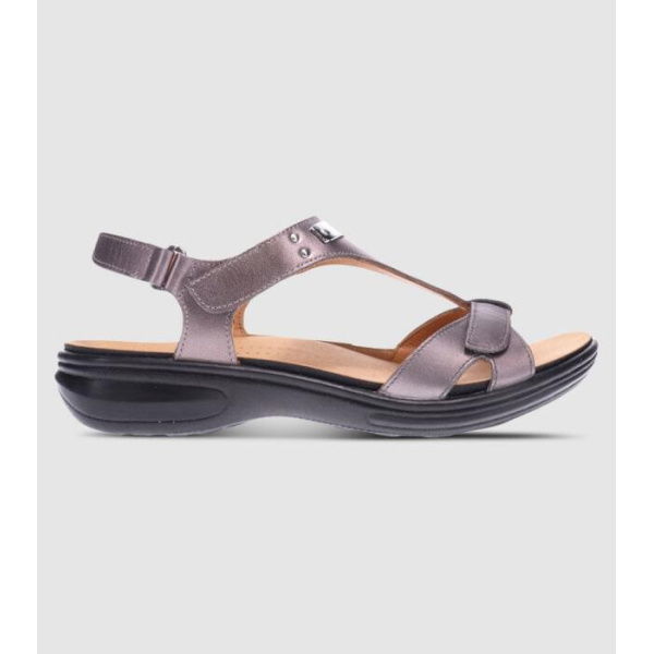 Revere Santa Monica Womens Sandal (Grey - Size 8)