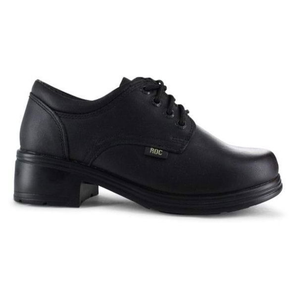 Roc Dakota Senior Girls School Shoes (Black - Size 10)