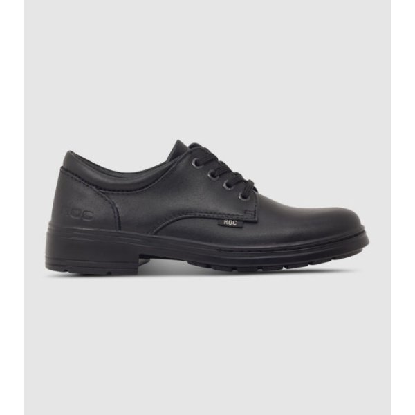 Roc Larrikin Junior Girls School Shoes Shoes (Black - Size 5)