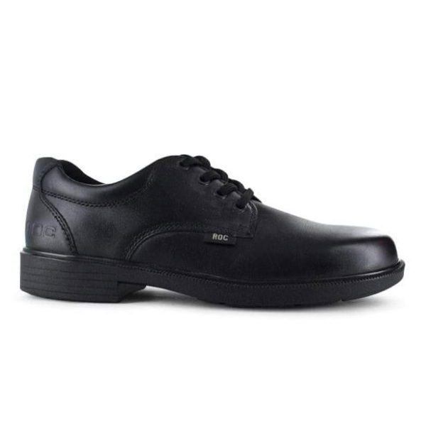 Roc Rockford Senior Boys School Shoes (Black - Size 10)