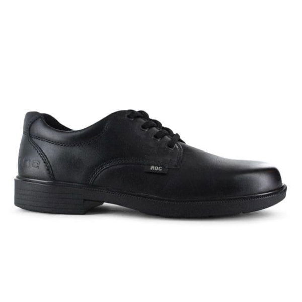 Roc Rockford Senior Boys School Shoes (Black - Size 10.5)