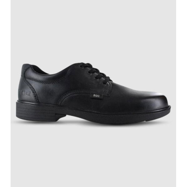 Roc Rockford Senior Boys School Shoes (Black - Size 13.5)