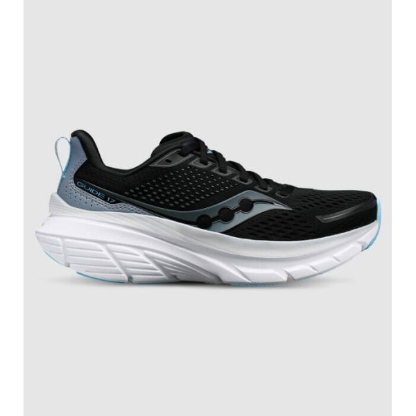 Saucony Guide 17 (D Wide) Womens (Black - Size 10)