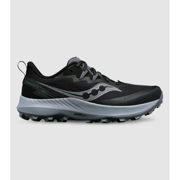 Saucony Peregrine 14 (2E Wide) Mens (Black - Size 10)