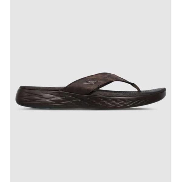 Skechers On The Go 600 Seaport Mens Thong (Brown - Size 11)