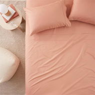 Detailed information about the product Adairs 1500TC Brooklyn Earth Sheet Set - Orange (Orange Queen)