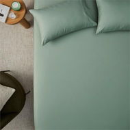 Detailed information about the product Adairs 1500TC Brooklyn Stem Pillowcases - Green (Green European Pillowcase Each)