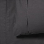 Detailed information about the product Adairs Black 300TC Fresh Cotton Standard Pillowcase Each