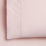 Detailed information about the product Adairs Pink Standard Pillowcase Each 300TC Fresh Cotton Lotus Pink