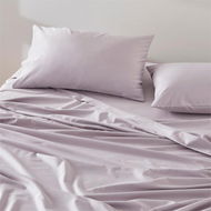 Detailed information about the product Adairs Purple 600TC Bamboo Cotton Lilac Dust Purple Double Sheet Set