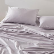 Detailed information about the product Adairs Purple Super King 600TC Bamboo Cotton Lilac Dust Sheet Set