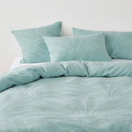 Detailed information about the product Adairs Blue Acai Aqua Matelasse Super King Quilt Cover