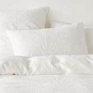 Detailed information about the product Adairs White Super King Acai Off White Matelasse Quilt Cover