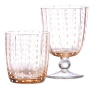 Detailed information about the product Adairs Orange Amelia Drinkware Wine Glass