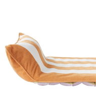 Detailed information about the product Adairs White Apricot & Beach Lounger White Beach Towel