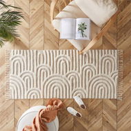 Detailed information about the product Adairs Natural Runner Archie & Ivory Rug