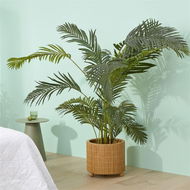 Detailed information about the product Adairs Green Faux Plant Areca Palm Potted Plant 190cm Green