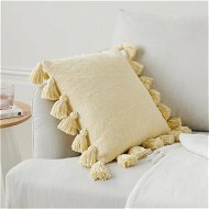 Detailed information about the product Adairs Lemon Sorbet Yellow Aries Marle Cushion