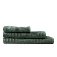 Detailed information about the product Adairs Aspen Seagrass - Green (Green Face Washer 3 Pack)