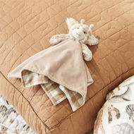 Detailed information about the product Adairs Brown Baby Goldie Giraffe Softies Comforters