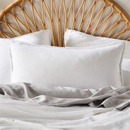 Detailed information about the product Adairs White King Pillowcase Each Bamboo Linen White Pillowcases