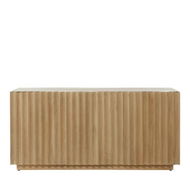 Detailed information about the product Adairs Natural Sideboard Bari Natural 3 Door Sideboard