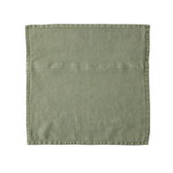 Detailed information about the product Adairs Green Belgian Garden Grove Vintage Washed Linen Cushion Cover