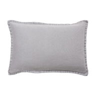 Detailed information about the product Adairs Grey Cushion Belgian Seal Grey Vintage Washed Linen Long