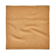 Detailed information about the product Adairs Yellow Cushion Cover Belgian Vintage Washed Linen Cushion Covers Tobacco 50x50cm