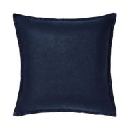 Detailed information about the product Adairs Blue Cushion Belgian Vintage Washed Linen Navy