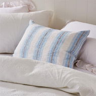 Detailed information about the product Adairs Blue Cushion Bellarine Blue Stripe Cushion