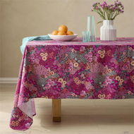 Detailed information about the product Adairs Berry Floral Berry Tablecloth - Pink (Pink Tablecloth)