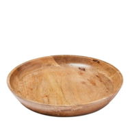 Detailed information about the product Adairs Blanco Timber Servingware Lrg Bowl Dia35xH5cm Natural (Natural Bowl)