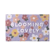 Detailed information about the product Adairs Blooming Lovely Lilac Multi Bath Mat - Purple (Purple Bath Mat)