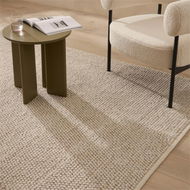 Detailed information about the product Adairs Bonnie Stone Marle Bobble Rug - Natural (Natural 160x230cm)