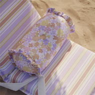 Detailed information about the product Adairs Pink Beach Pillow Bronte Floral Cylinder Beach Pillow Pink