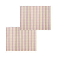 Detailed information about the product Adairs Purple Pack of 2 Brooklyn Lilac Bamboo Placemat Pack of 2