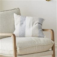 Detailed information about the product Adairs Blue Cushion Cabo Natural & Blue Stripe Cushion