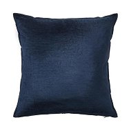 Detailed information about the product Adairs Cairo Navy Velvet Cushion - Blue (Blue Cushion)
