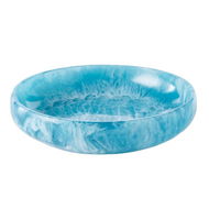 Detailed information about the product Adairs Calypso Turquoise Resin Medium Serving Bowl - Blue (Blue Serving Bowl)